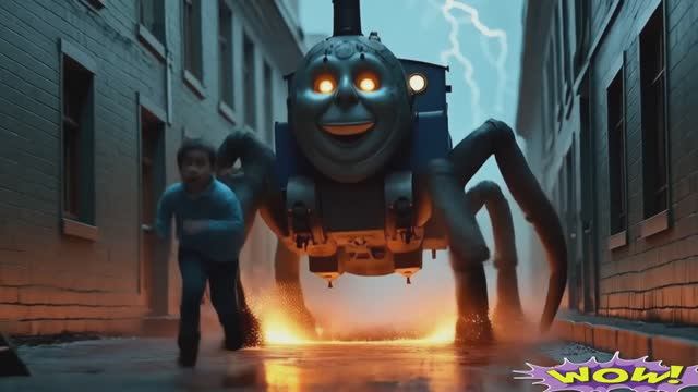 ТОМАС-ПАУК Томас 🚂 🕷 ️ - галактический хаос развязан! История Превращения