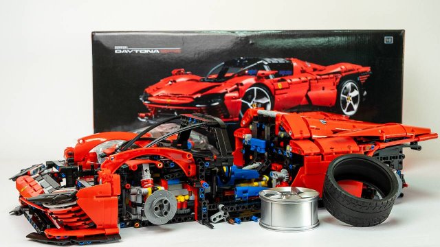СБОРКА КИТАЙСКОЙ FERRARI DAYTONA SP3 c Вайлдберриз! / Часть 4 / Китайская копия LEGO Technic 42143!