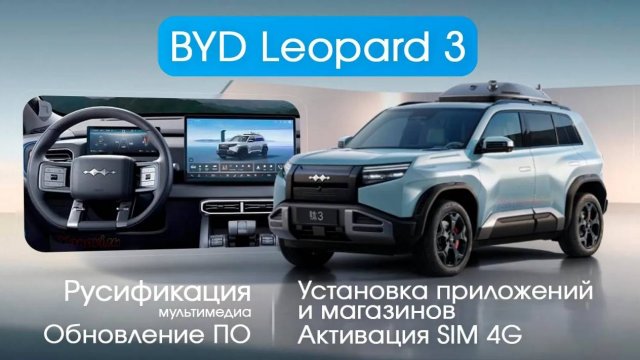 BYD LEOPARD 3 (fangchengbao titanium 3)- русификация, установка SIM, приложений