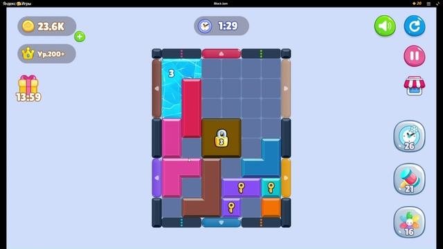 Block Jam или Color Block Jam прохождение Уровень 238