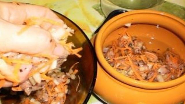 Гречка в горшочках