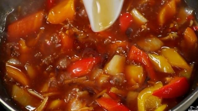 Баклажаны в кисло-сладком соусе по-китайски