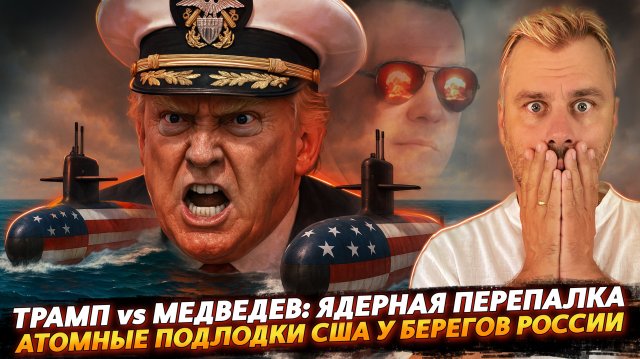 ТРАМП ОТПРАВИЛ ЯДЕРНЫЙ ФЛОТ К БЕРЕГАМ РОССИИ | МЕДВЕДЕВ ДОПИСАЛСЯ