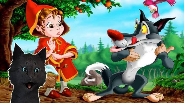 ЧИТАЕМ СКАЗКУ 🐺 КРАСНАЯ ШАПОЧКА 🐓 КУРОЧКА РЯБА 🐱 С ГОВОРЯЩИМ СУПЕР КОТОМ ( ИГРА для ДЕТЕЙ #174