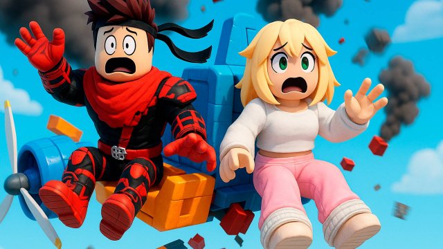 Не строй такой самолет в Build A Plane Роблокс  !