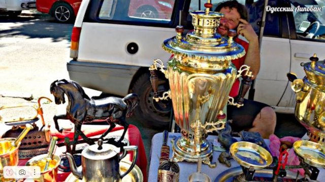Самый красивый и редкий самовар! Одесса Барахолка Липован август 2025