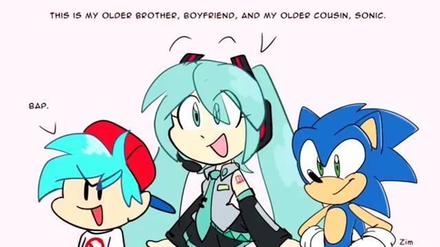 FNF комикс про Мику на русском