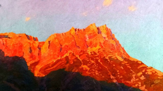 Горные пейзажи художника Ольги Рамоновой