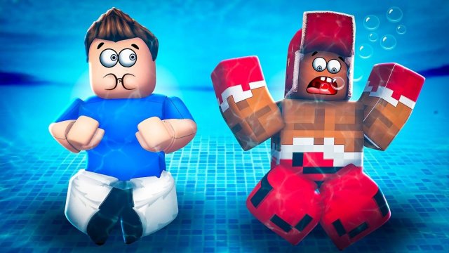 😨 МЫ УСТРОИЛИ СОРЕВНОВАНИЕ ПОД ВОДОЙ! КТО ВЫЖИВЕТ ! РОБЛОКС