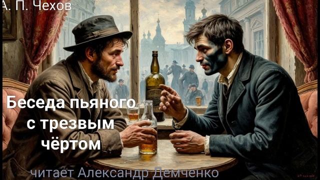 Чехов А.П. "Беседа пьяного с трезвым чёртом". Рассказ. Аудиокнига