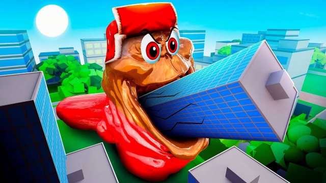 МОЙ ДРУГ СТАЛ ГИГАНСТКИМ СЛИЗНЕМ! ВЕСЬ ГОРОД БЫЛ В ШОКЕ! РОБЛОКС