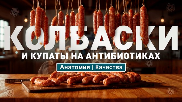 Колбаски для гриля с антибиотиками