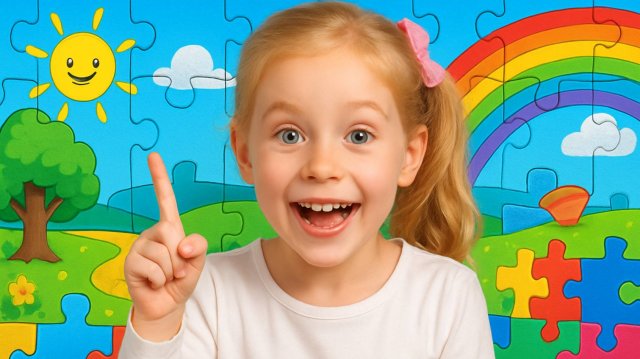 ЛАЙК НАСТЯ играем в пазлы с лайк настей