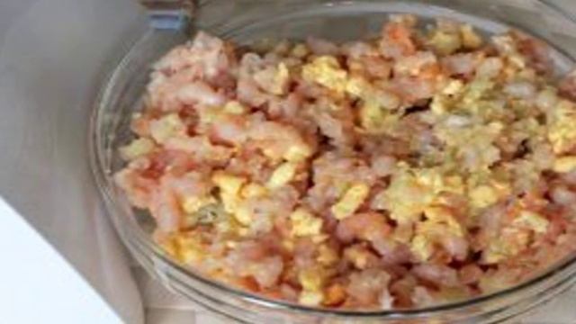 Cамса с курицей и сыром