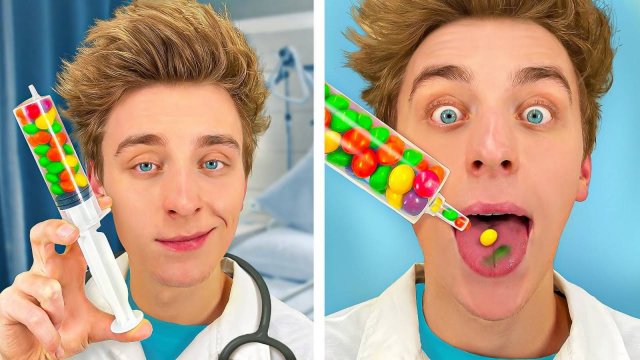 15 Способов Пронести ЕДУ в БОЛЬНИЦУ !    А4
