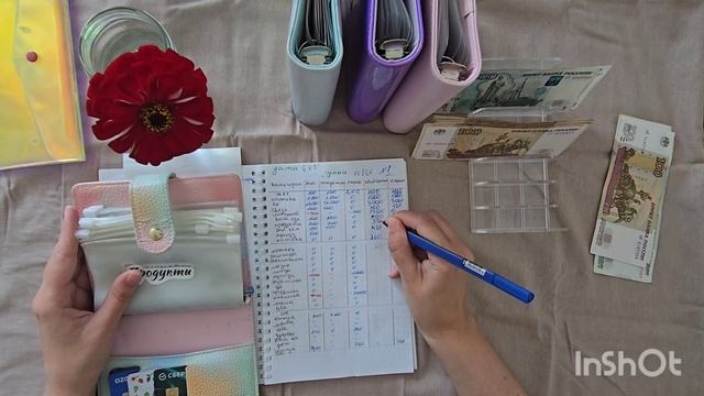 распределяю бюджет по конвертам #1