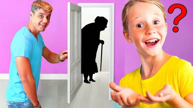 Настя и папа придумывают развлечения чтобы не скучать