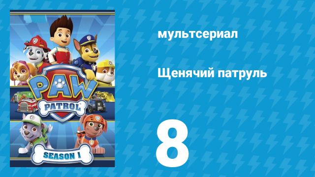 Щенячий патруль 1 сезон 8 серия (мультсериал, 2013)