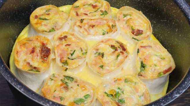 Очень ПРОСТОЙ и ВКУСНЫЙ УЖИН из Лаваша - Рецепт Ужина из Доступных продуктов на Каждый День!