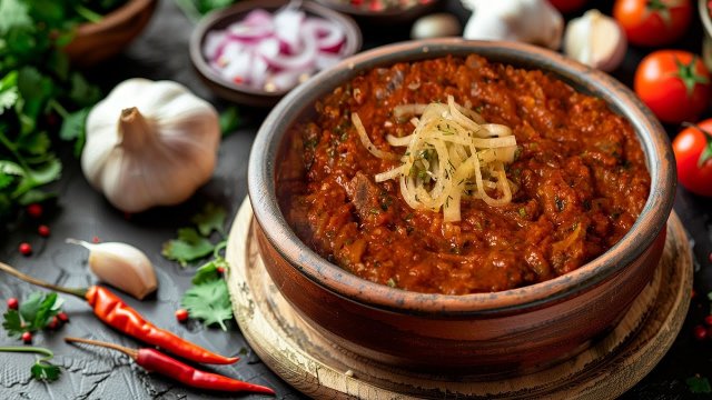ОСТРИ ოსტრი - грузинский шедевр. Рецепт классического остри.