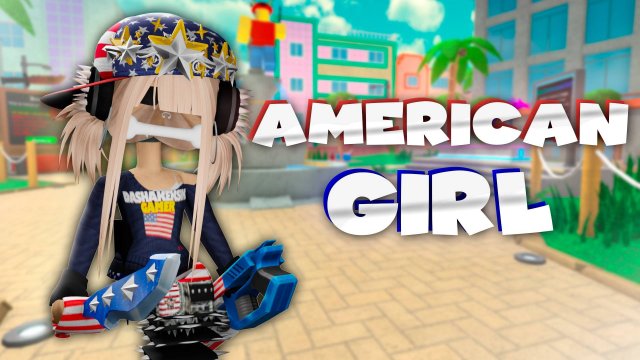 MM2 играю за AMERICAN GIRL в Roblox