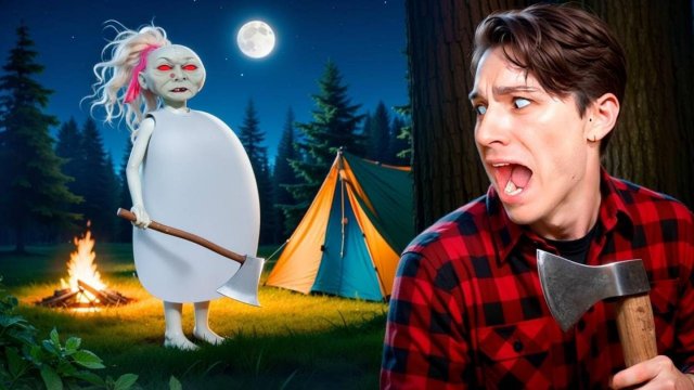 ПРЯЧУСЬ 99 НОЧЕЙ ОТ БАБКИ АЛЛКИ В ЛЕСУ!😱 В ГОСТЯХ У БАБУЛИ НА СЕКРЕТНОМ ЗАДАНИИ