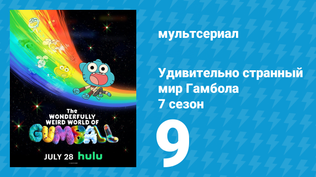 Удивительно странный мир Гамбола 7 сезон 9 серия «Скука» (мультсериал, 2025)