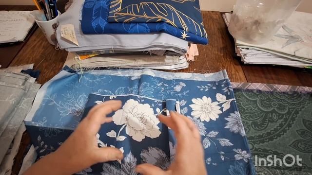 Заполняю новую коробку лоскутами Магнатекс. Ветошь от 20 до 40 см.