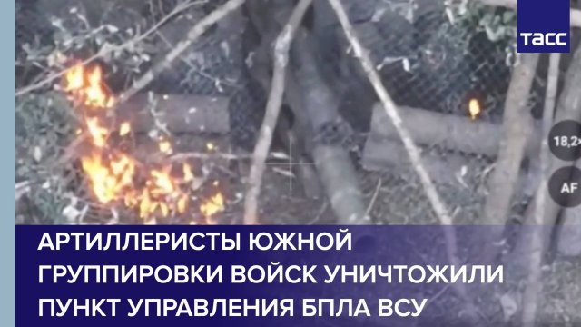 Артиллеристы Южной группировки войск уничтожили пункт управления БПЛА ВСУ
