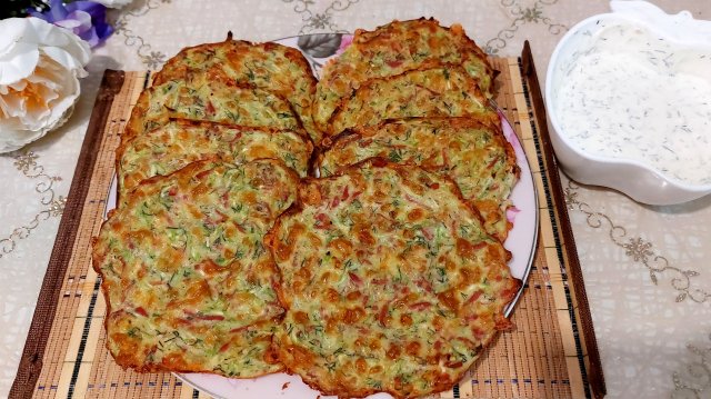 КАБАЧКОВЫЕ БЛИНЫ В ДУХОВКЕ !😋👍