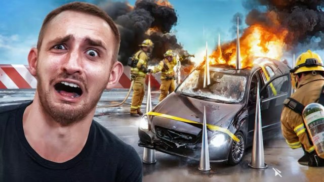 УНИЧТОЖИЛ МАШИНУ ДРУГА И ПОДАРИЛ НОВУЮ ?!