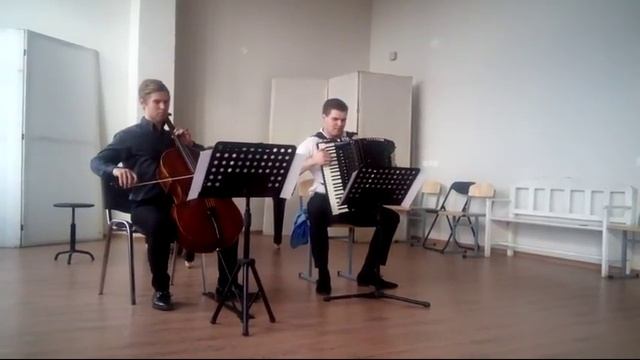 Кирилл Волков  Стихира Иоанна Грозного для виолончели и баяна (1994) Николай Поздеев, Илья Досяк