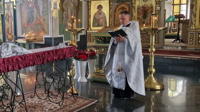 Отпевание и проповедь о. Олега на отпевании Павла Олеговича  12.08.25