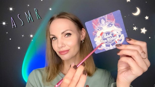 ASMR - Обвожу картинки и буквы, близкий шепот / АСМР