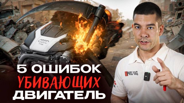 5 ОШИБОК - УБИВАЮЩИХ ДВИГАТЕЛЬ