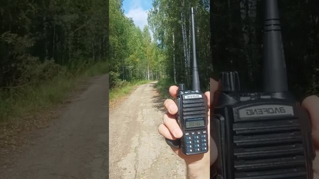 Тест работы в лесу портативных радиостанций диапазонов cb, vhf, uhf