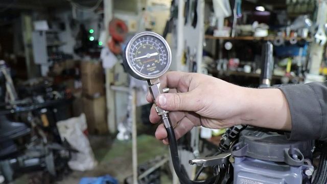 Как проверить компрессию на 4Т лодочном моторе