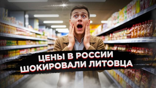 Миф о "бедствующей России" разрушен? Литовец взорвал сеть ценами в России