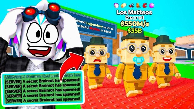 ВЫБИЛ НОВЫЙ СЕКРЕТНЫЙ БРЕЙНРОТ Los Matteos И ЗАПИСТИЛ ИВЕНТ МОТТЕО В ОБНОВЛЕНИИ Steal a Brain