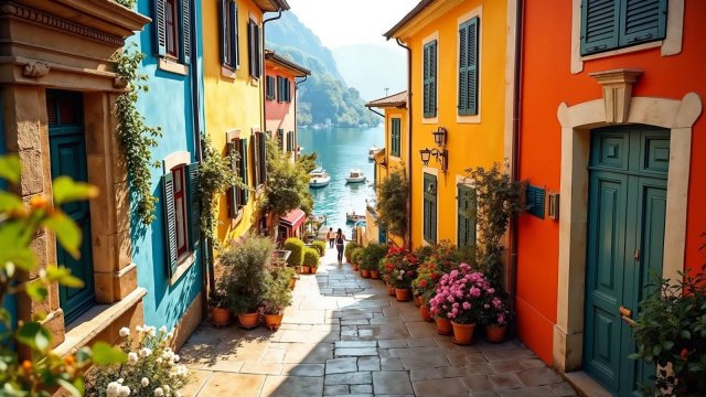 Пешая прогулка по Варенне перед летним дождём | Захватывающие виды на озеро Комо | #шариклайф