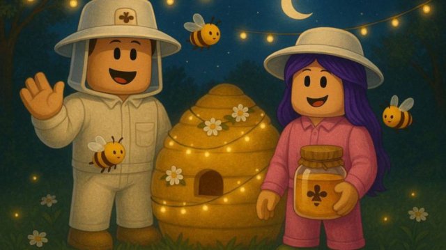 ТЫ ПЧЕЛА я ПЧЕЛОВОД в РОБЛОКС! Создал свою феру УЛЬЕВ! МЕГА ПАСЕКА ПАПЫ и ДОЧКИ!