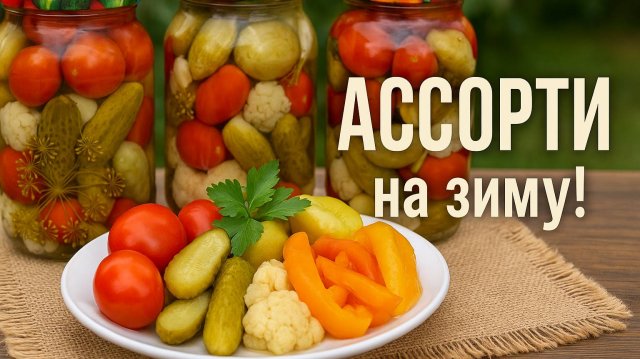 АССОРТИ с ВКУСНЕЙШИМ МАРИНАДОМ! Рассол ВЫПИВАЕМ ДО ПОСЛЕДНЕЙ КАПЛИ! Рецепт Ассорти на зиму!