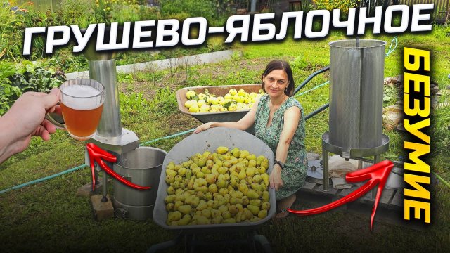 Как Быстро переработать ОЧЕНЬ много фруктов . Фруктовый спецназ - Дробилка , Пресс и Зоя !