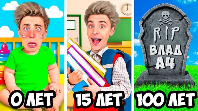От РОЖДЕНИЯ до СМЕРТИ ! *Прожил 100 ЛЕТ* А4