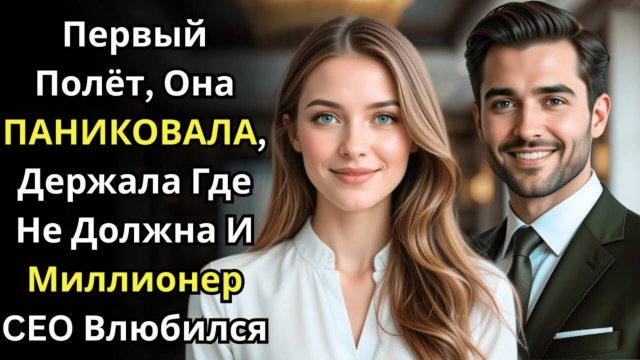 Первый полёт, она ПАНИКОВАЛА, держала где НЕ ДОЛЖНА и МИЛЛИОНЕР CEO ВЛЮБИЛСЯ