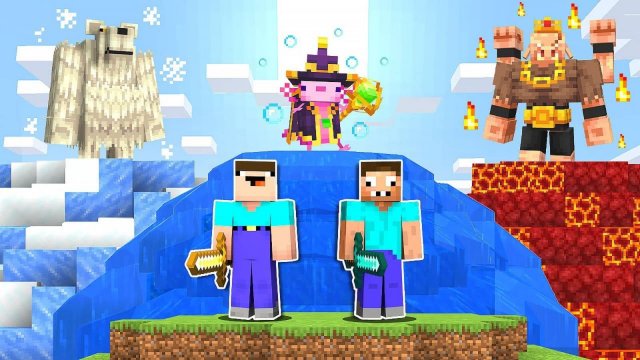 НУБ И ПРО НАШЛИ НОВЫХ БОССОВ В МАЙНКРАФТ ! НУБИК И ТРОЛЛИНГ ЛОВУШКА MINECRAFT DakPlay
