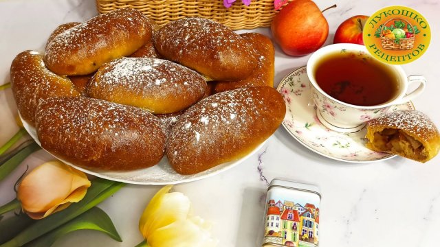 Пирожки с яблоками БЕЗ ДРОЖЖЕЙ! Яблочный Спас 🍎