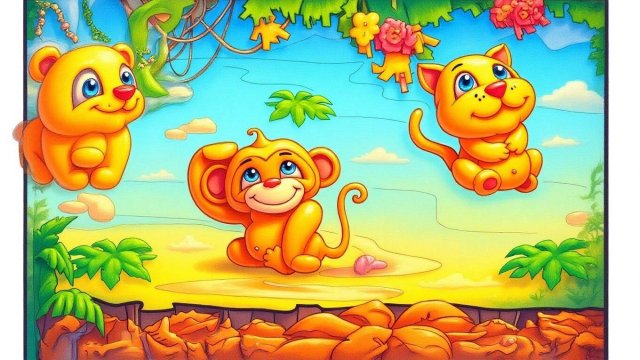 Развивающий мультфильм для детей "Пазлы" (познавательный мультик для малышей)