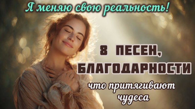 Музыка Благодарности и Любви, что наполняет Счастьем — 8 песен, что притягивают Чудеса и вдохновение