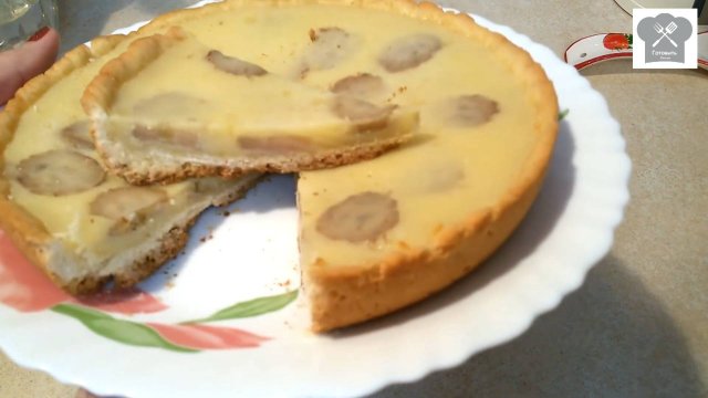 Простой рецепт Пирога с бананом.